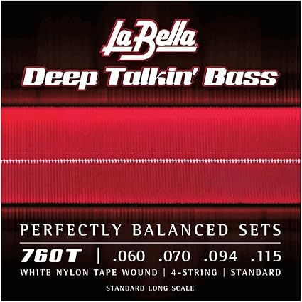 La Bella 760T White Nylon Tape, Standard 60-115