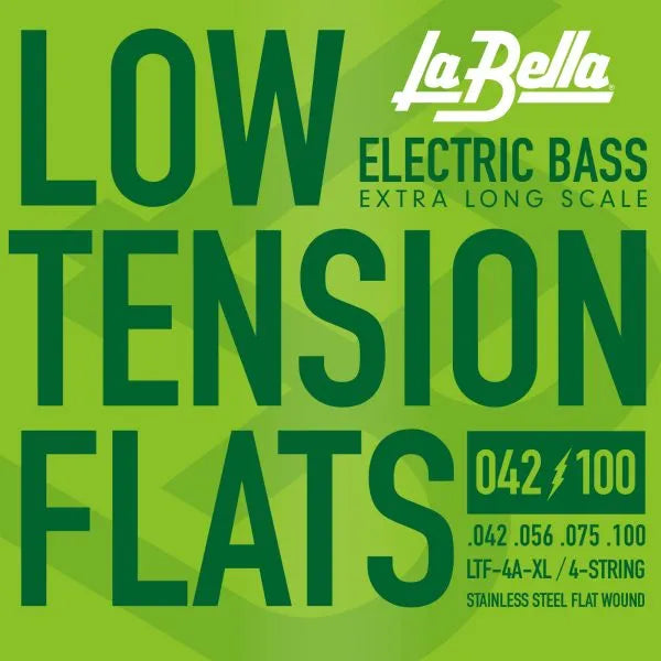 La Bella LTF-4A-XL Low Tension Flats 42-100, Extra Long Scale