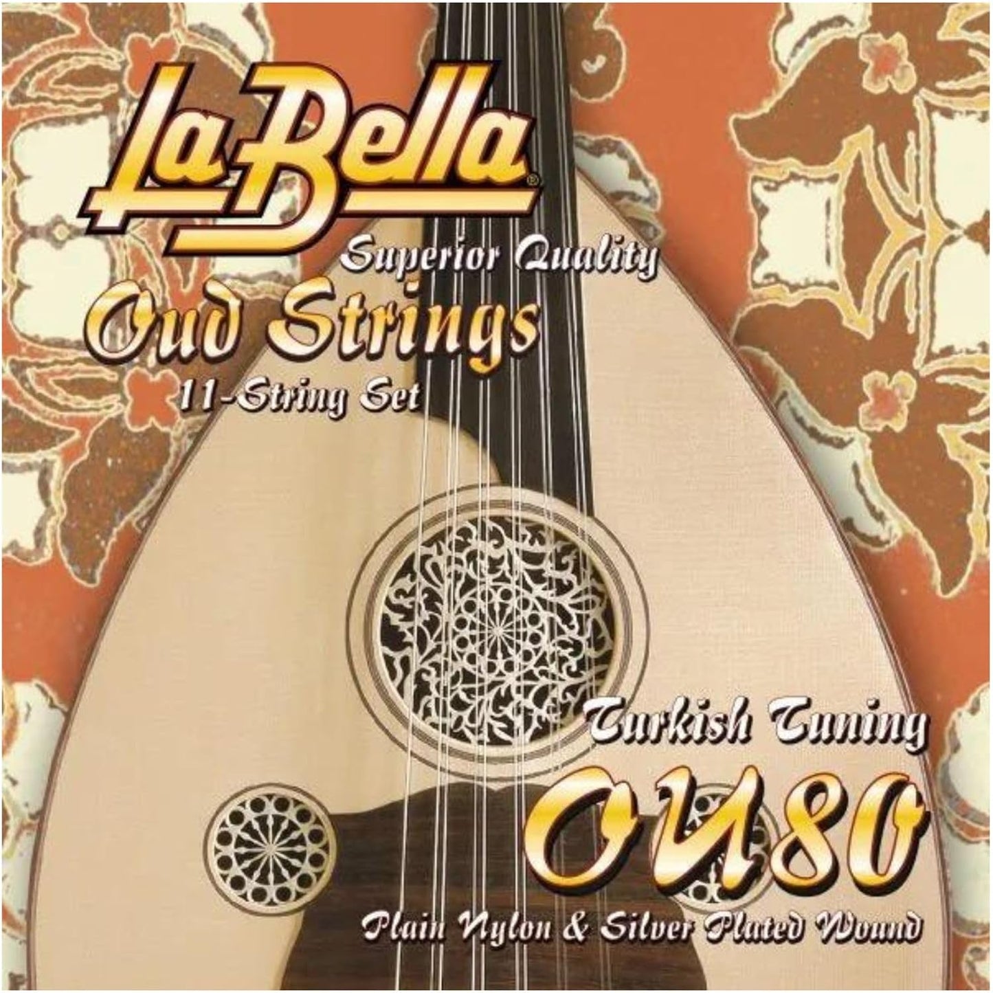La Bella OU80 Oud Strings - Turkish Tuning