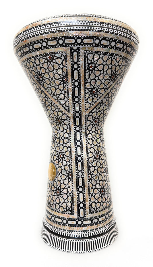 Side view showing mother-of-pearl inlay on The Anchor Dohola