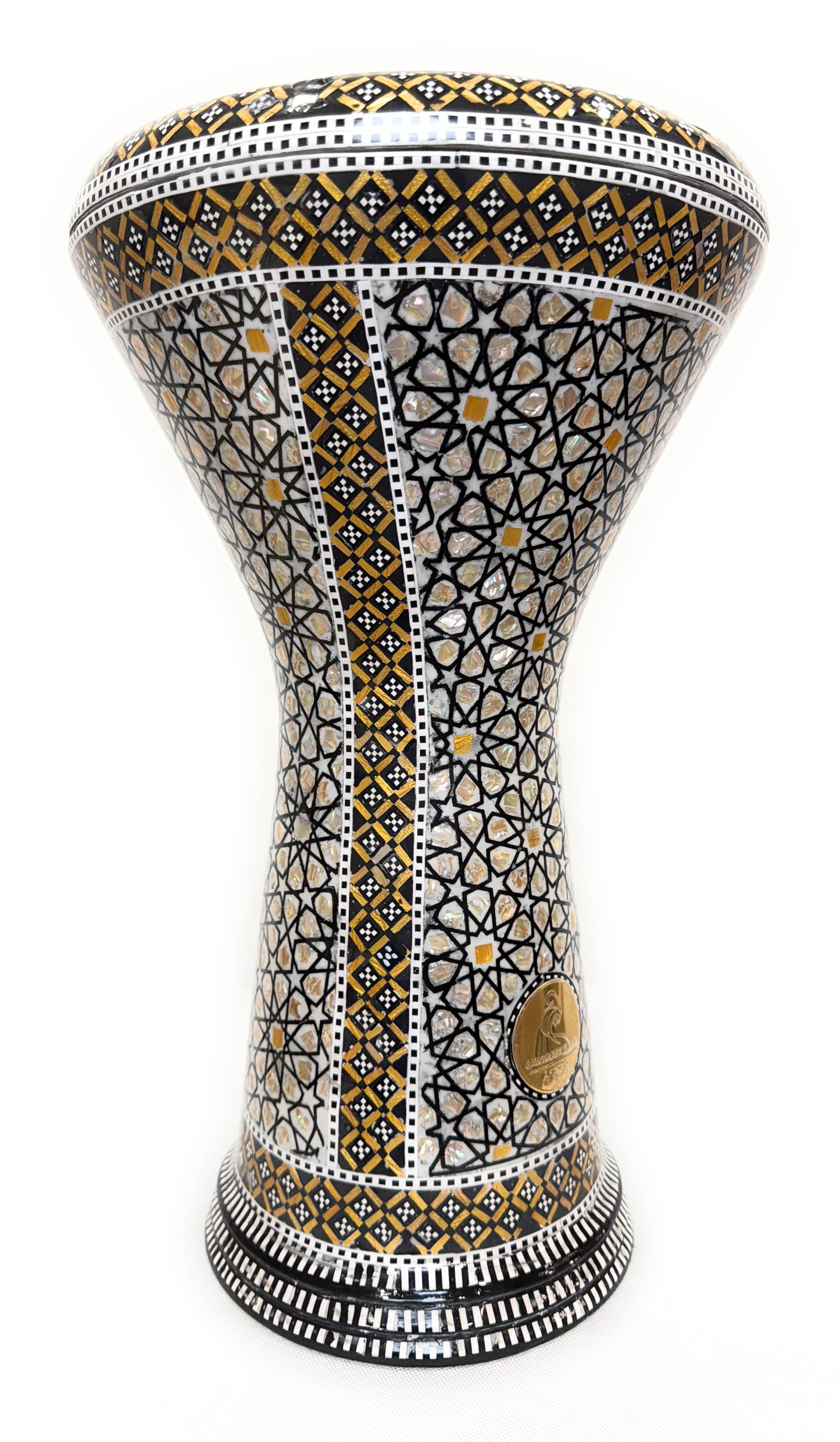 Gawharet El Fan 17" Darbuka - Golden Lattice
