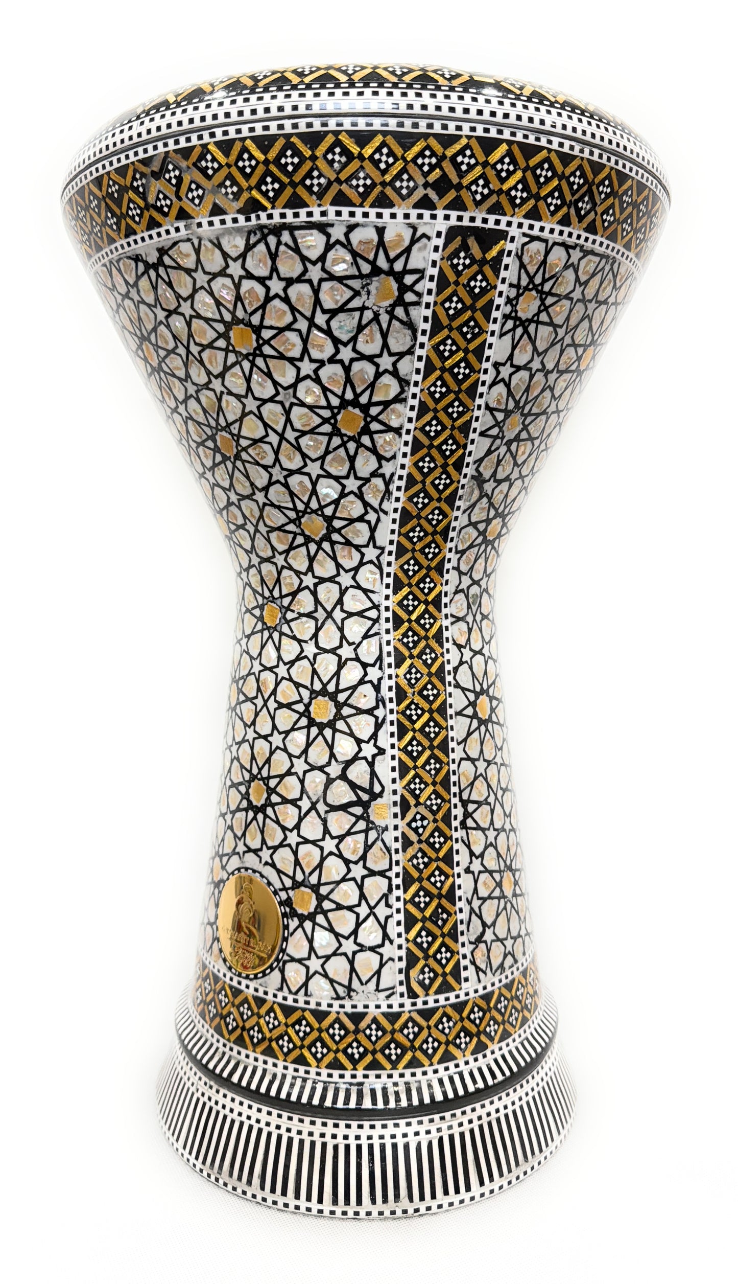Gawharet El Fan 18.5"  Sombaty Darbuka -Golden Lattice