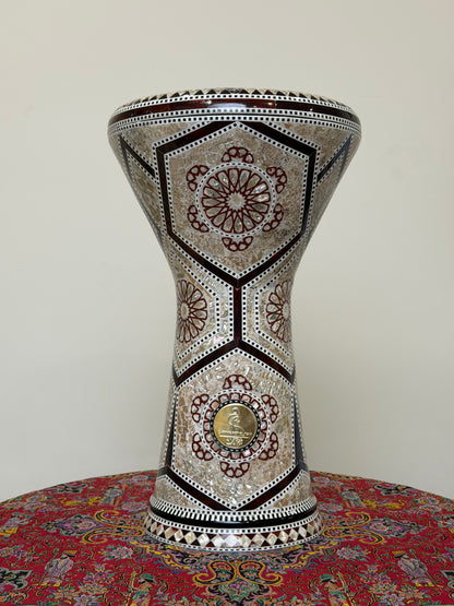Gawharet El Fan 17.5" Darbuka - Mamluk Medallion