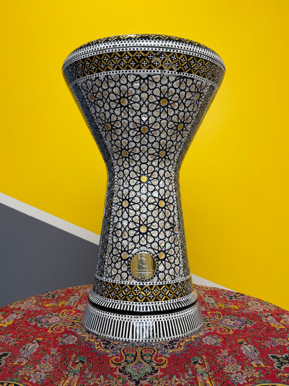 Gawharet El Fan 18.5"  Sombaty Darbuka -Golden Lattice