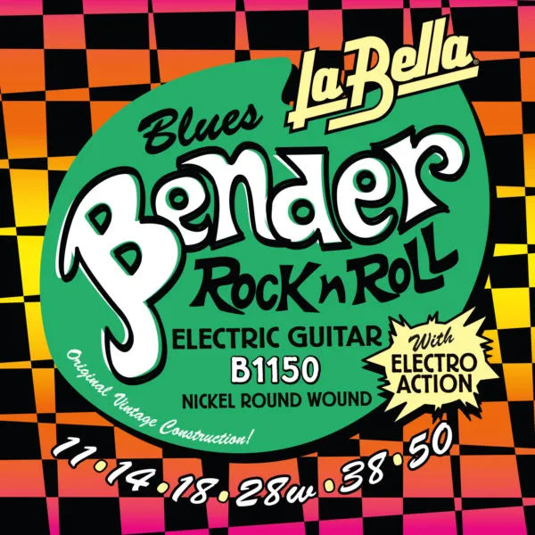 La Bella B1150 Blues Bender Electric Guitar Strings 11-50