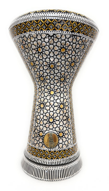Gawharet El Fan 18.5"  Sombaty Darbuka -Golden Lattice