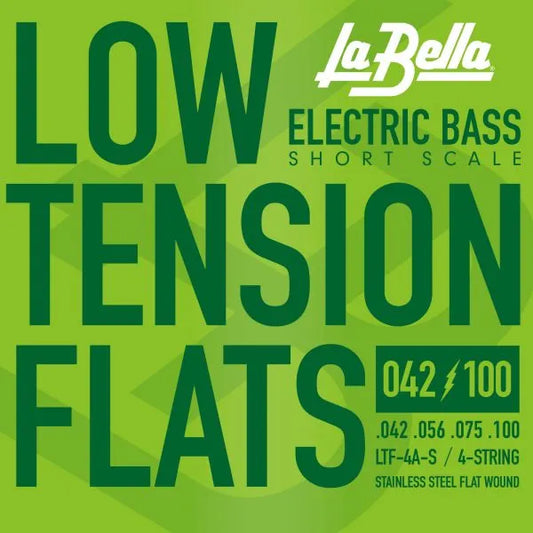 La Bella LTF-4A-S Low Tension Flats 42-100, Short Scale