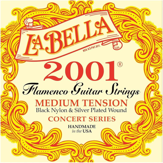 La Bella 2001 Medium Tension Flamenco Classical Guitar Strings