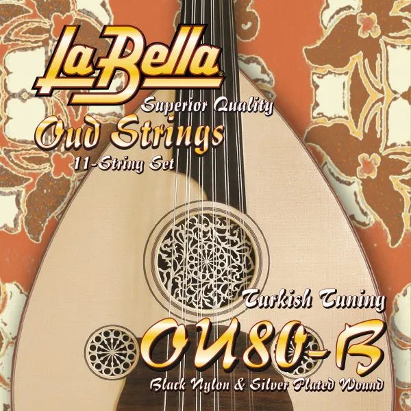 La Bella OU80-B Oud - Turkish Tuning Black Nylon